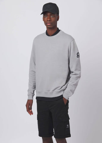 Sandbanks Badge Logo Sweatshirt - Ultimate Grey - Sandbanks