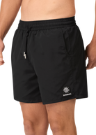 Sandbanks Badge Logo Swim Shorts - Black