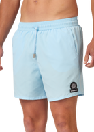 Sandbanks Badge Logo Swim Shorts - Crystal Blue - Sandbanks
