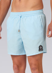 Sandbanks Badge Logo Swim Shorts - Crystal Blue - Sandbanks