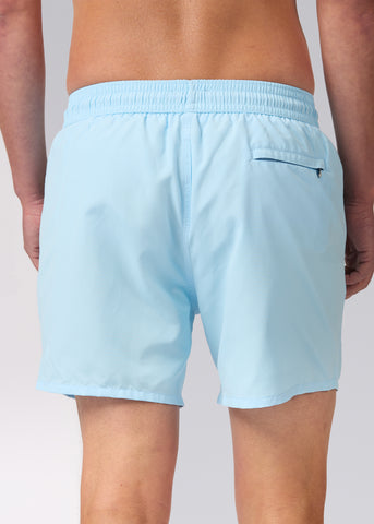 Sandbanks Badge Logo Swim Shorts - Crystal Blue - Sandbanks