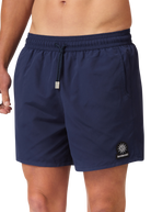Sandbanks Badge Logo Swim Shorts - Navy - Sandbanks