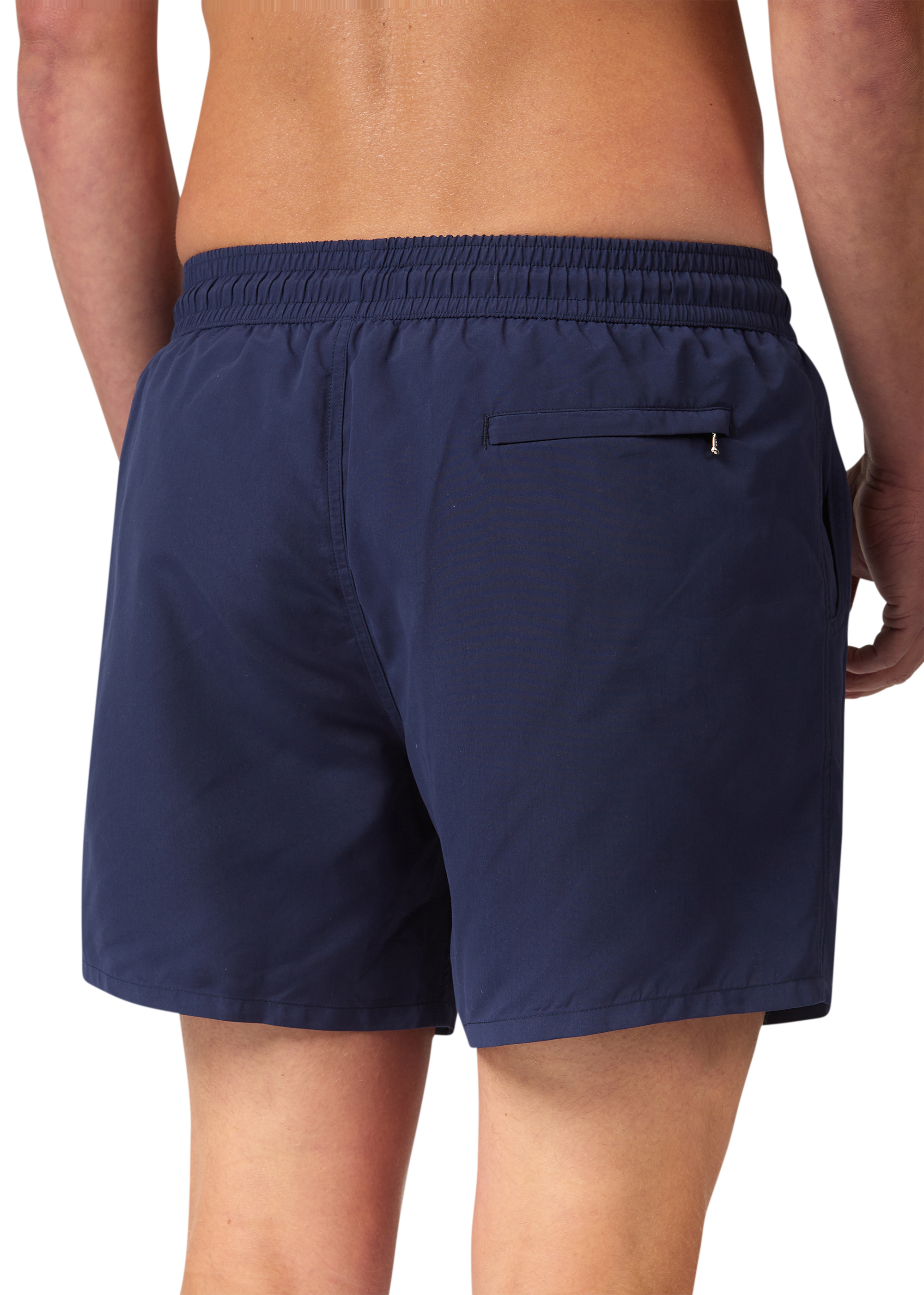 Sandbanks Badge Logo Swim Shorts - Navy