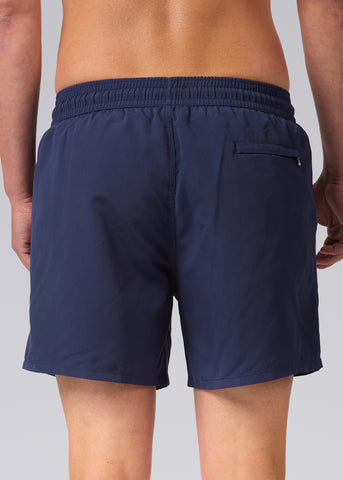 Sandbanks Badge Logo Swim Shorts - Navy - Sandbanks