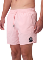 Sandbanks Badge Logo Swim Shorts - Crystal Rose - Sandbanks