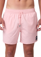 Sandbanks Badge Logo Swim Shorts - Crystal Rose - Sandbanks