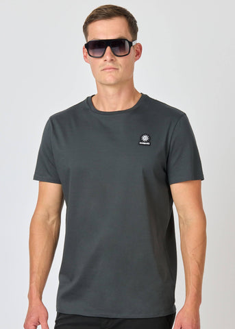 Sandbanks Badge Logo T-Shirt - Anthracite