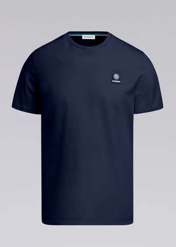 Sandbanks Badge Logo T-Shirt - Navy