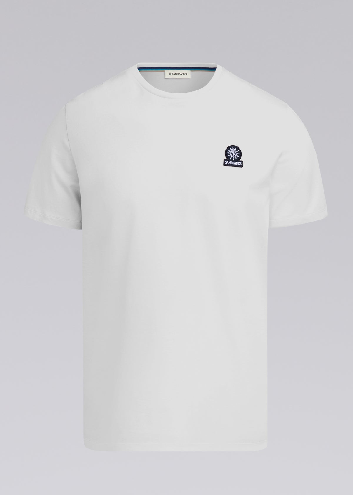 Sandbanks Badge Logo T-Shirt - White