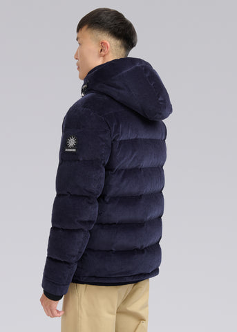 Sandbanks Banks Puffer Jacket - Navy Cord