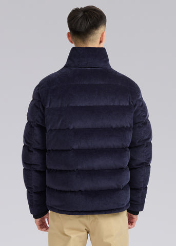 Sandbanks Banks Puffer Jacket - Navy Cord