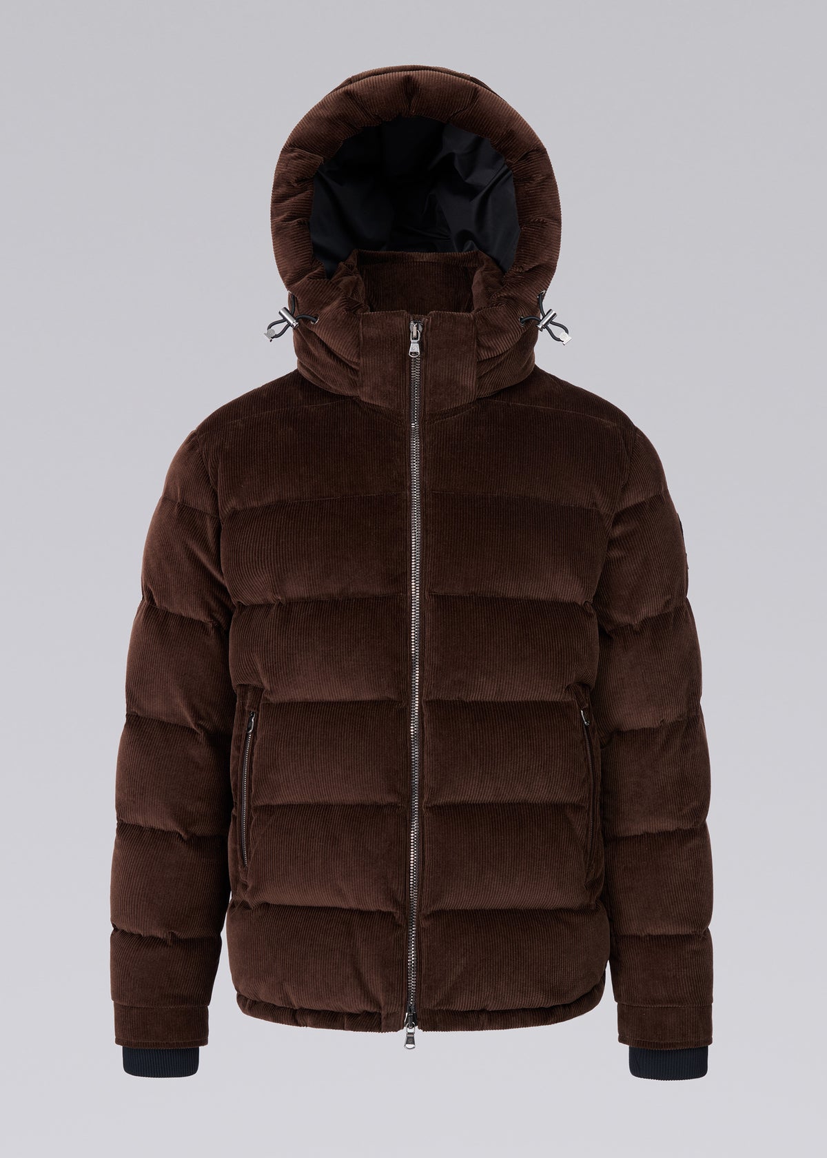 Sandbanks Banks Puffer Jacket - Brown Cord