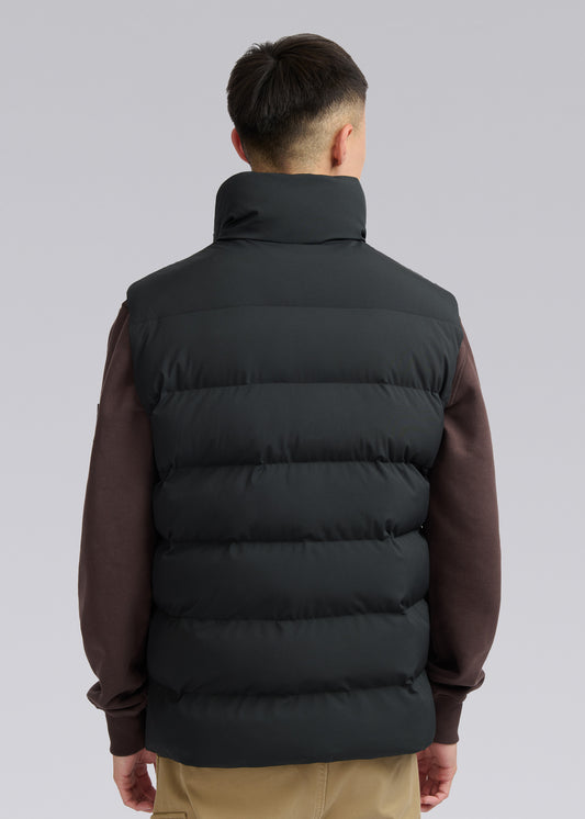 Sandbanks Clifftop Zip Pocket Gilet - Black