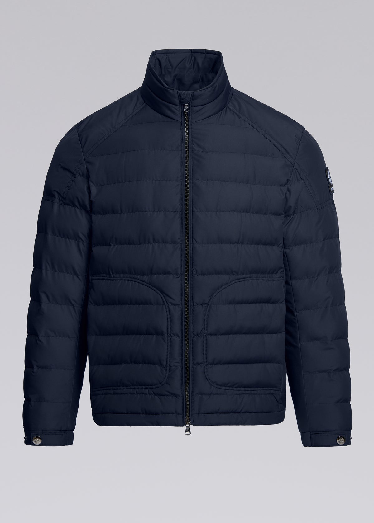 Sandbanks Racer Micro Puffer Jacket - Navy