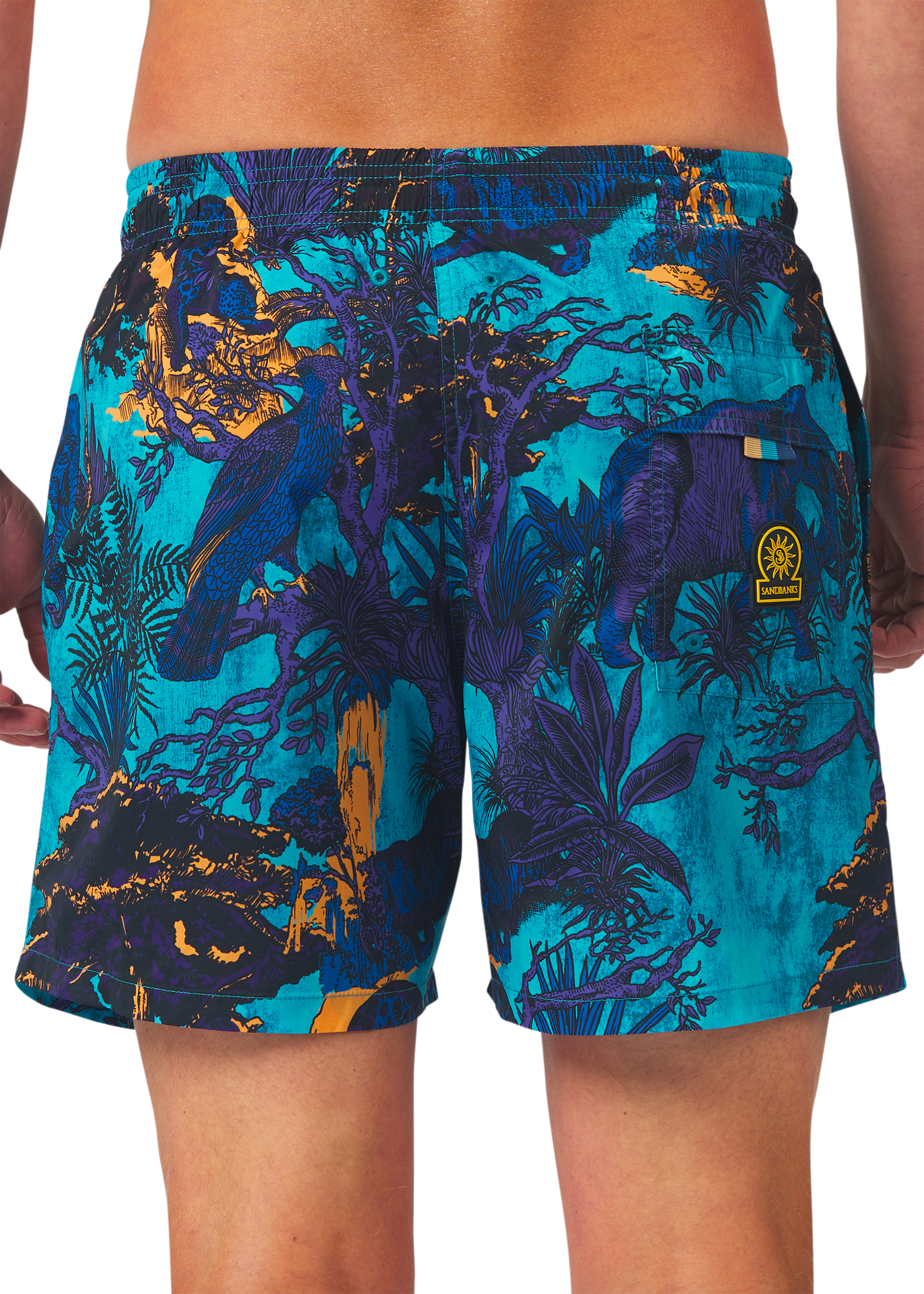 Sandbanks Exotic Swim Shorts - Multi coloured - Sandbanks