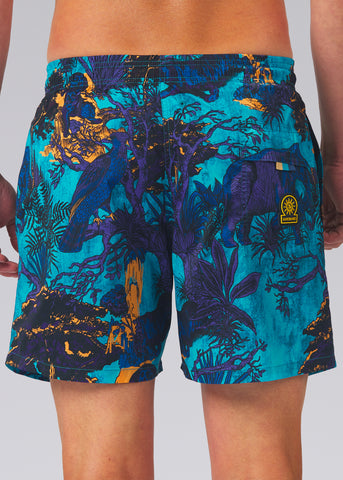 Sandbanks Exotic Swim Shorts - Multi coloured