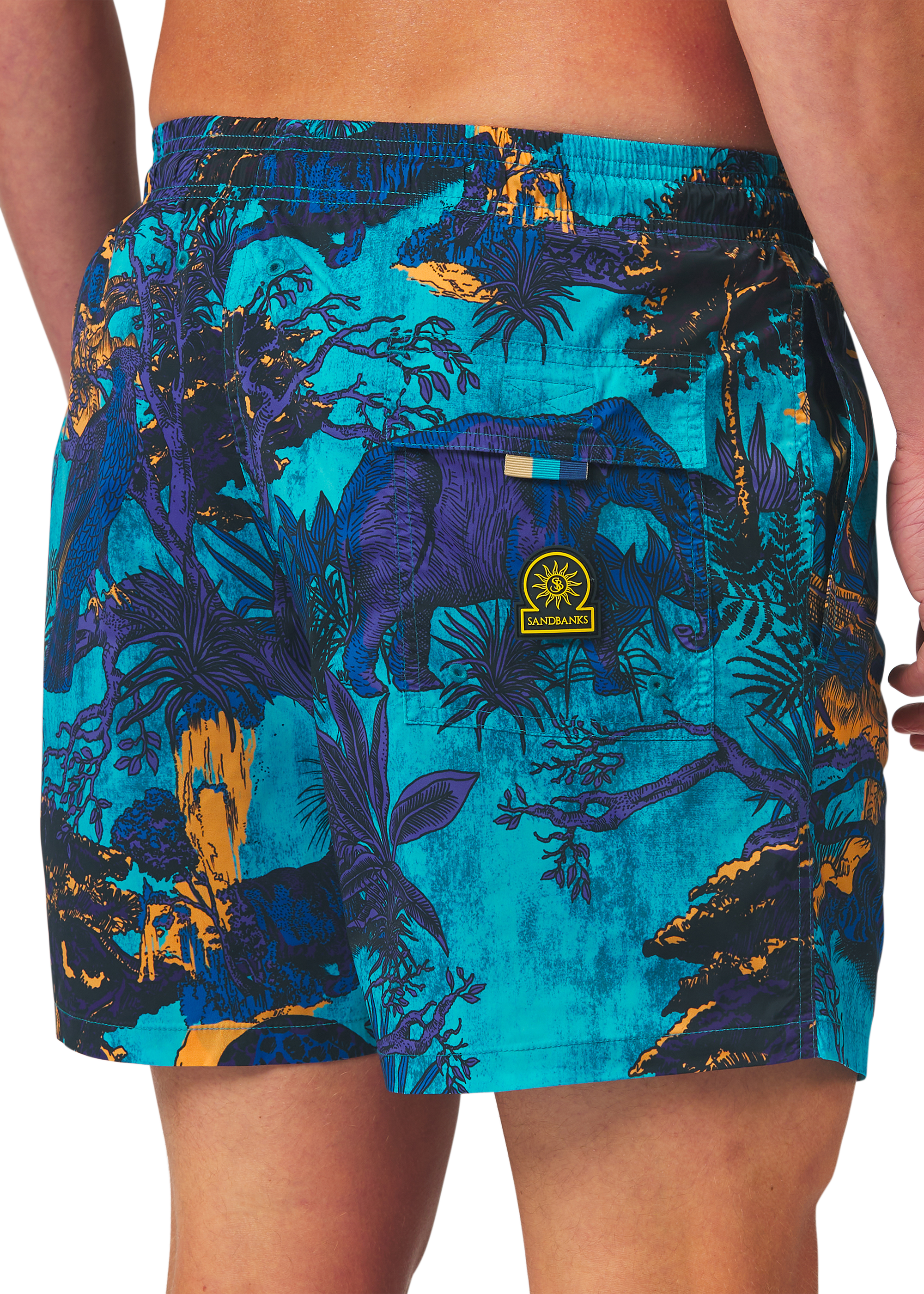 Sandbanks Exotic Swim Shorts - Multi coloured - Sandbanks