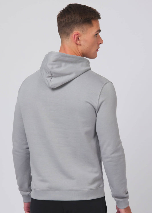 Sandbanks Badge Logo Hoodie - Ultimate Grey - Sandbanks