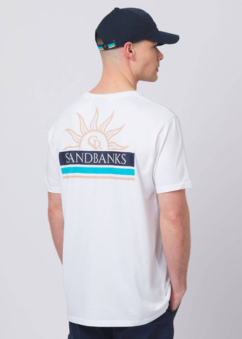 Sandbanks Horizon T-Shirt - White - Sandbanks