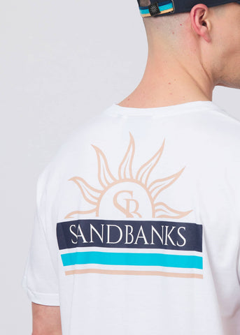 Sandbanks Horizon T-Shirt - White - Sandbanks