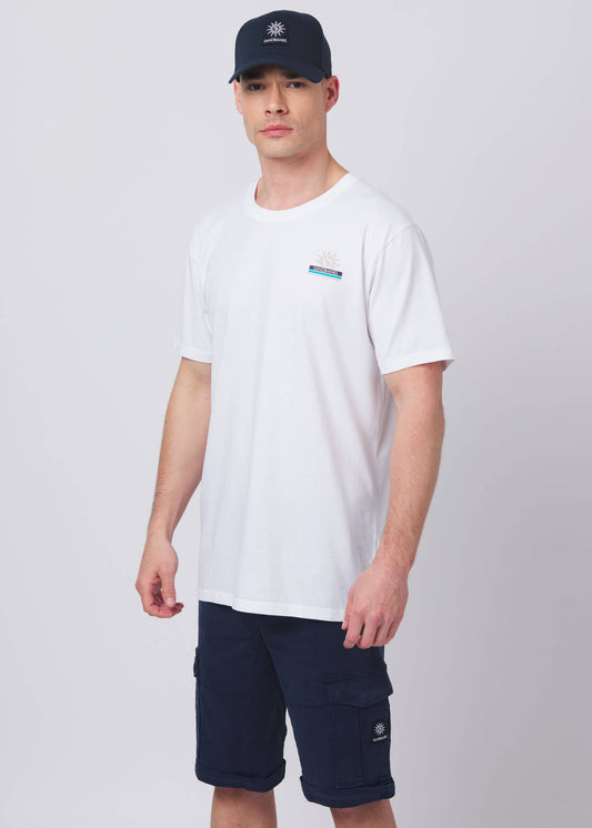 Sandbanks Horizon T-Shirt - White - Sandbanks