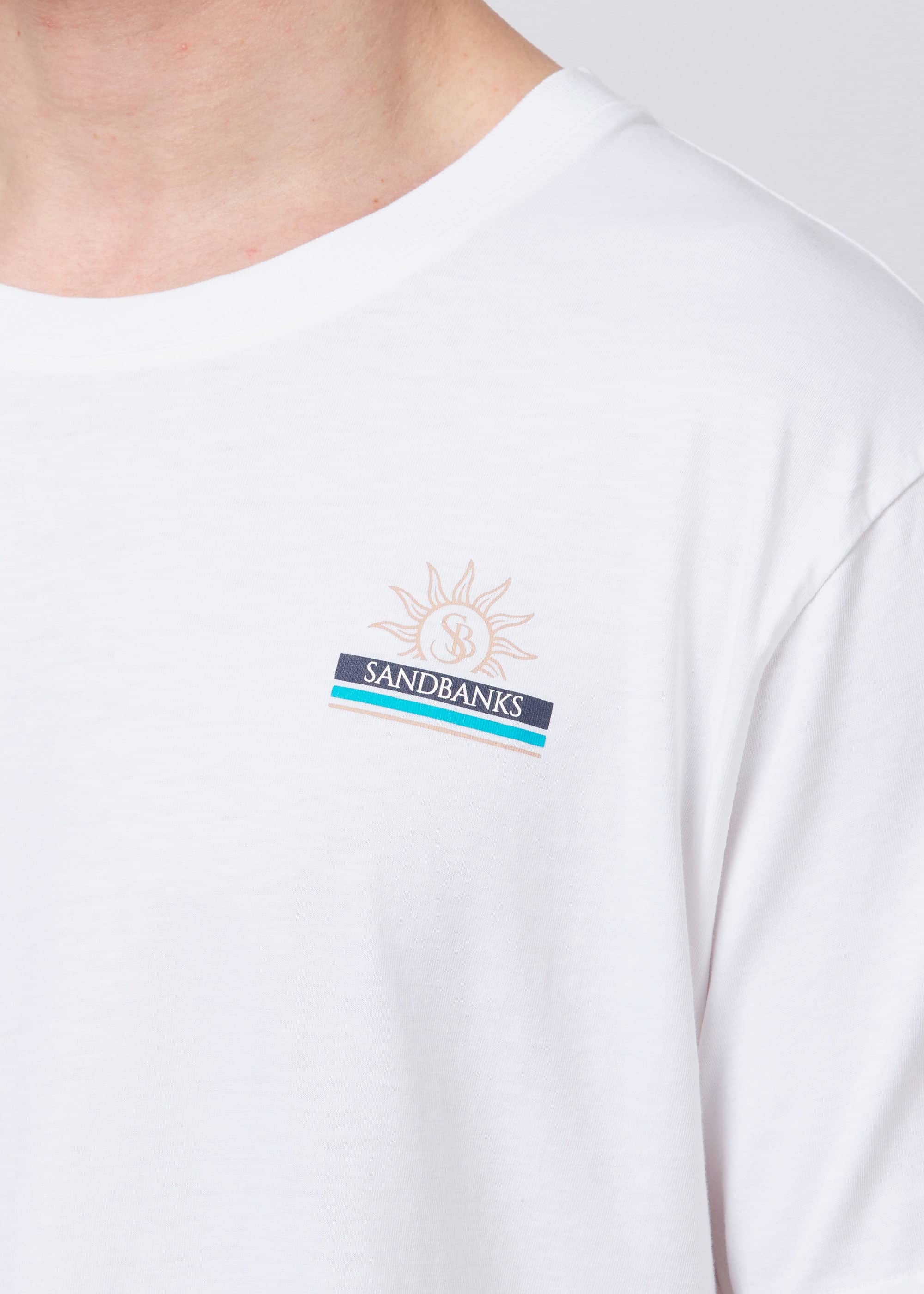 Sandbanks Horizon T-Shirt - White - Sandbanks