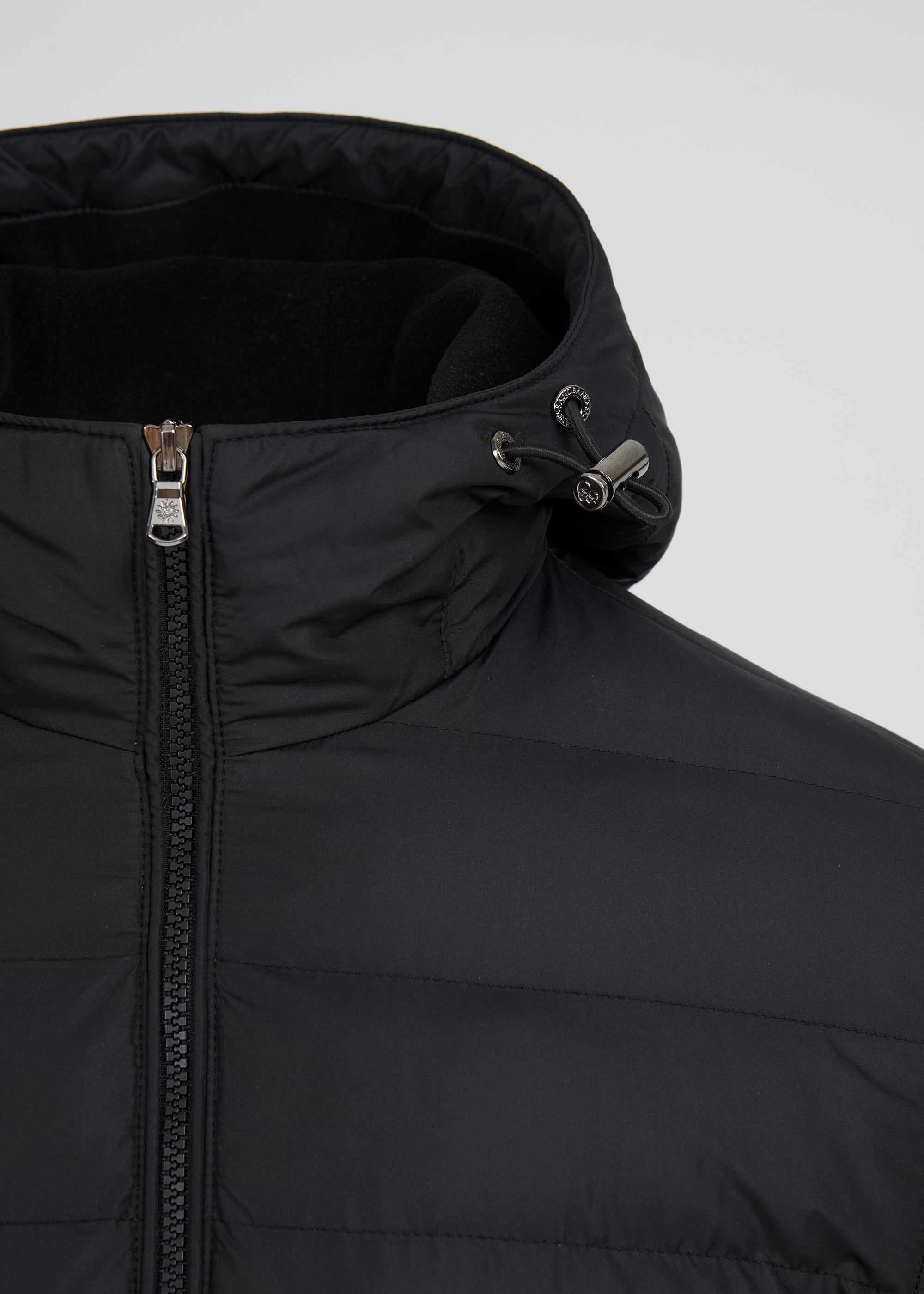 Sandbanks Outlander Polar Fleece Hooded Hybrid Jacket - Black - Sandbanks