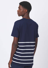 Sandbanks Maritime Stripe T-Shirt - Navy/White - Sandbanks