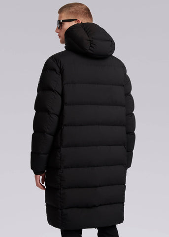 Sandbanks Panorama Long Length Puffer - Black