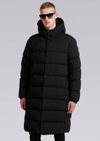 Sandbanks Panorama Long Length Puffer - Black