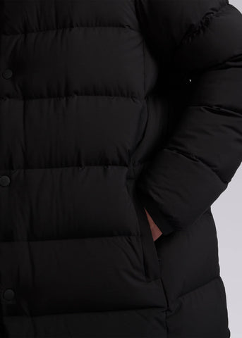 Sandbanks Panorama Long Length Puffer - Black