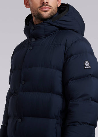 Sandbanks Panorama Long Length Puffer - Navy