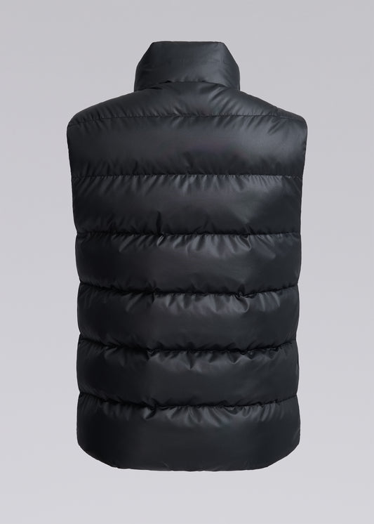 Sandbanks Pebble Funnel Neck Gilet - Black