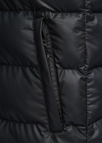 Sandbanks Pebble Funnel Neck Gilet - Black