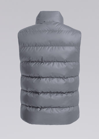 Sandbanks Pebble Funnel Neck Gilet - Charcoal