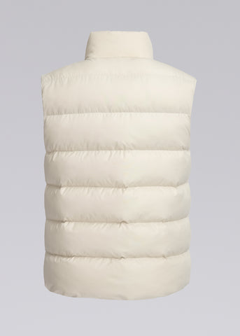 Sandbanks Pebble Funnel Neck Gilet - Stone