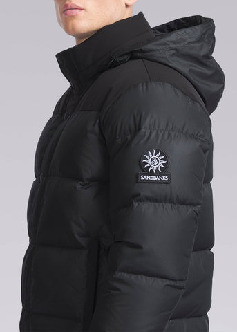 Sandbanks Peninsula Puffer Jacket - Black