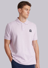Sandbanks Badge Logo Pique Polo Shirt - Lilac