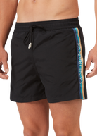 Sandbanks Retro Swim Shorts - Black - Sandbanks