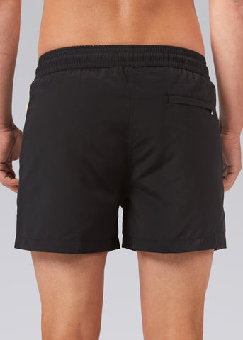 Sandbanks Retro Swim Shorts - Black - Sandbanks