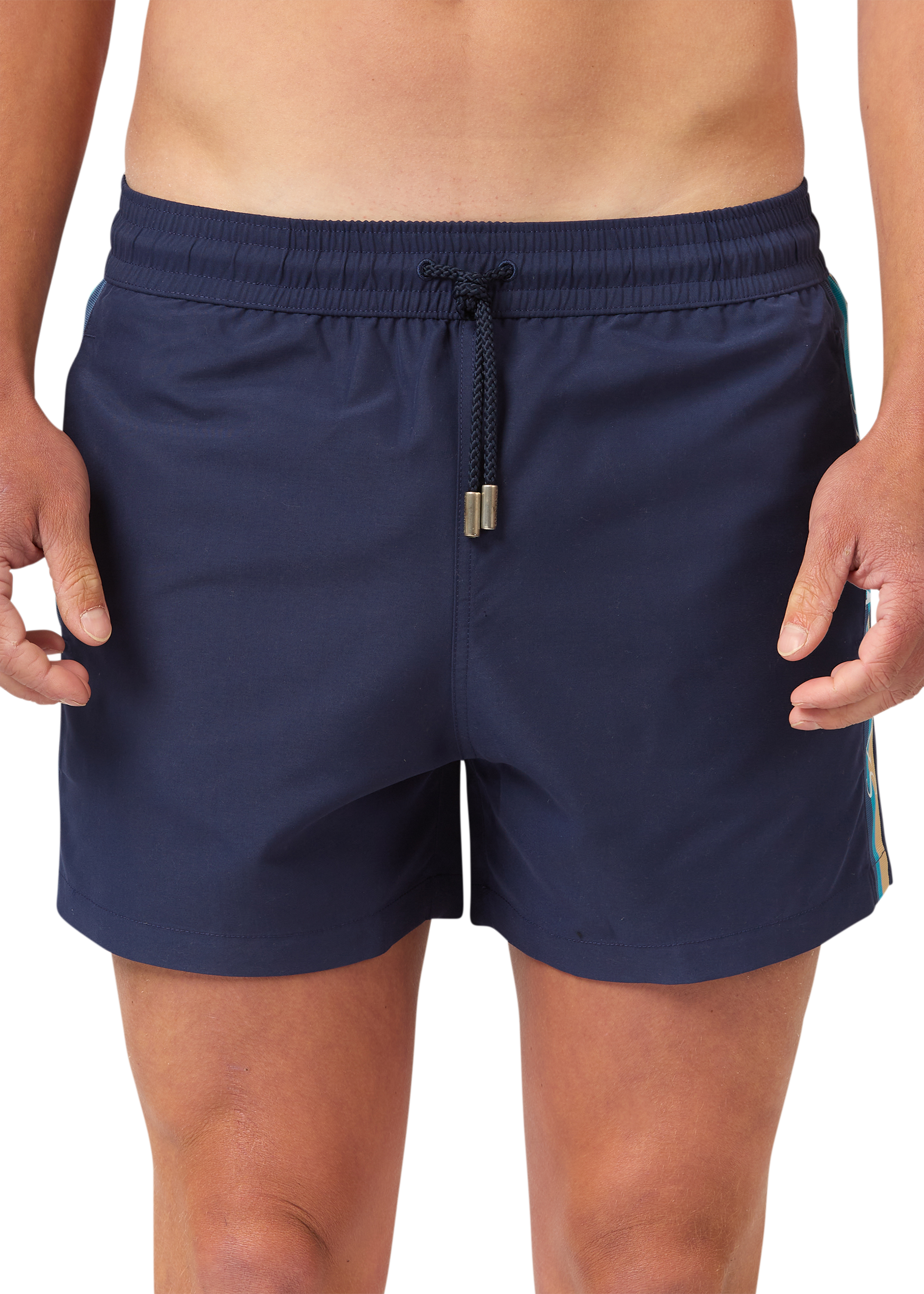Sandbanks Retro Swim Shorts - Navy - Sandbanks