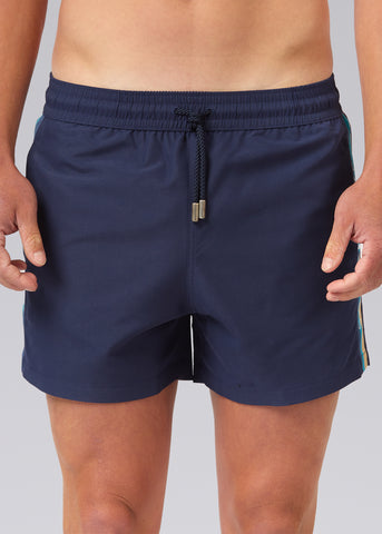 Sandbanks Retro Swim Shorts - Navy - Sandbanks