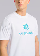 Sandbanks Rope Embroidery T-Shirt - White