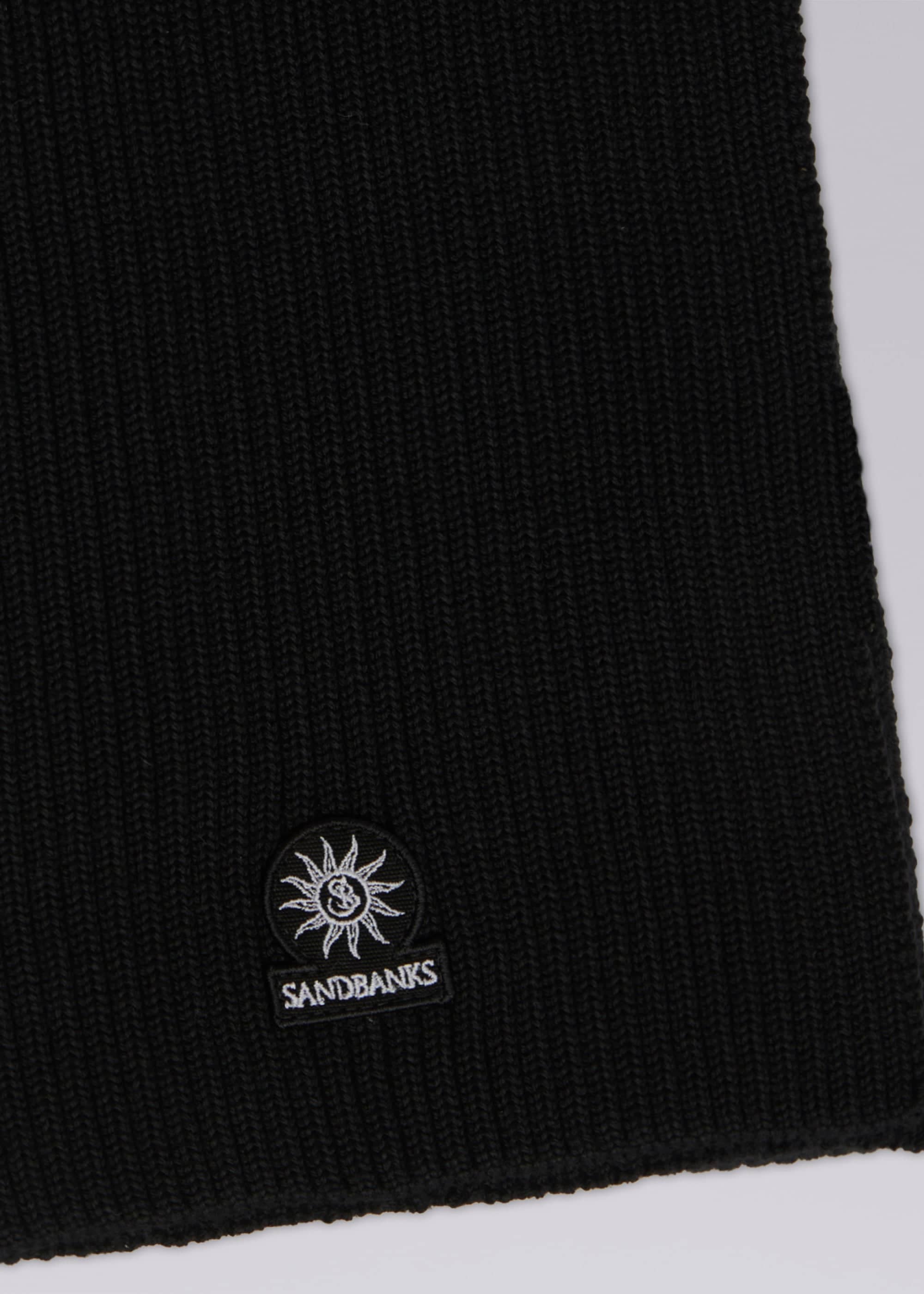 Sandbanks Badge Logo Scarf - Black