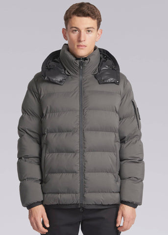 Sandbanks Shore Hooded Puffer - Charcoal