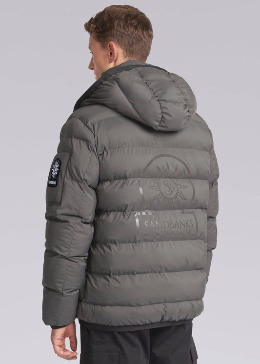 Sandbanks Shore Hooded Puffer - Charcoal