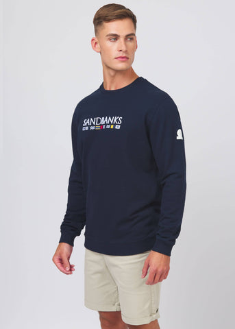 Sandbanks Signal Sweatshirt - Navy