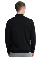 Sandbanks Turtle Neck Merino Wool Jumper - Black