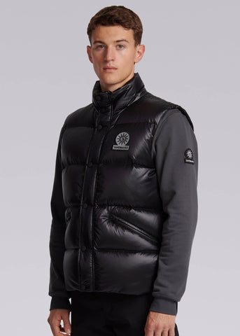 Sandbanks Lunar Wide Baffle Gilet - Black