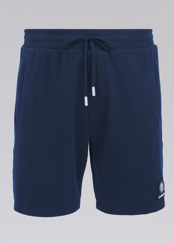 Sandbanks Badge Logo Sweat Shorts - Navy